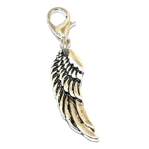 Charm zilver Angelwing