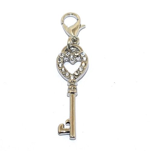 Charm zilver Key to your Heart